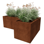 Corner planters
