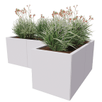 Corner planters