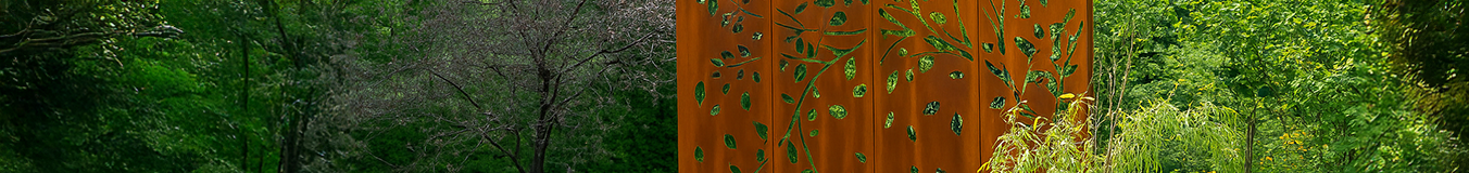 Corten steel panels