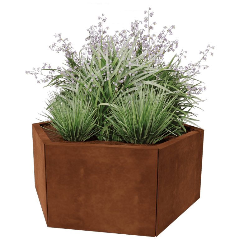 Corten steel planter Denver 50