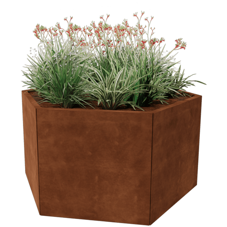 Corten steel planter Denver 70