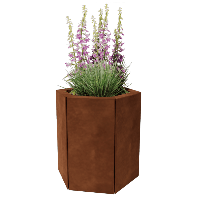 Corten steel planter Denver 20