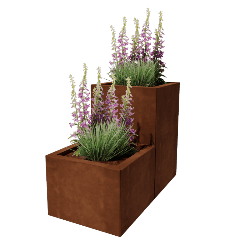 Corten steel planter Miami special II 40
