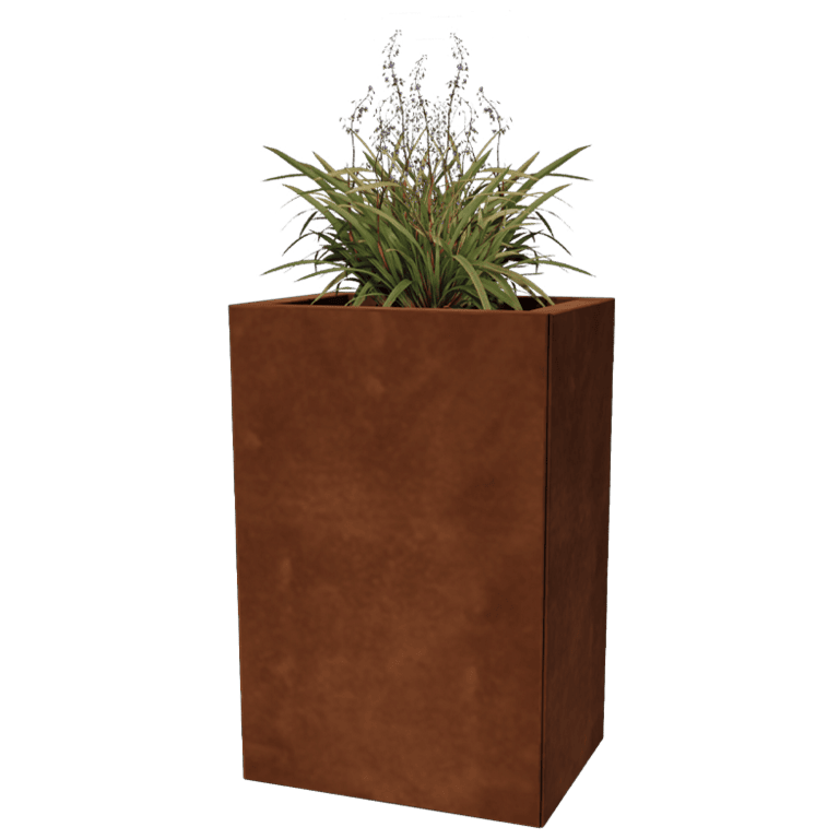 Corten steel planter Texas 30 x 40 cm