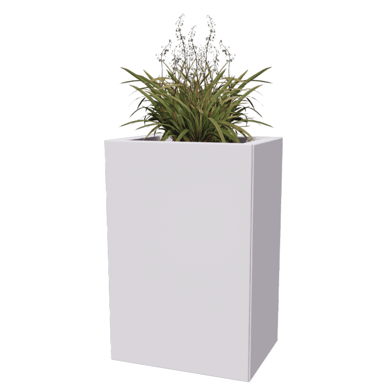 Powder coated steel planter Texas 30 x 40 cm