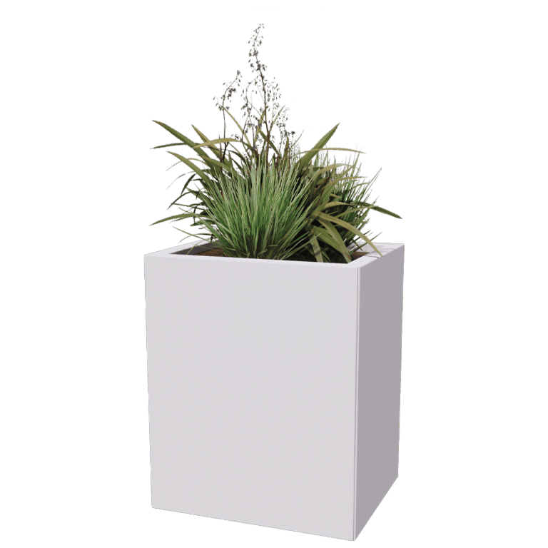 Powder coated steel planter Texas 40 x 50 cm