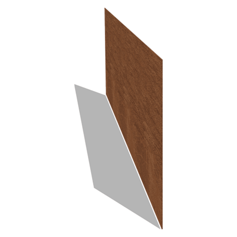 Corten steel border edge straight 37.5 cm (length 150 cm)