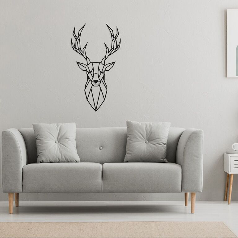 Metal wall decor Stag 1.0