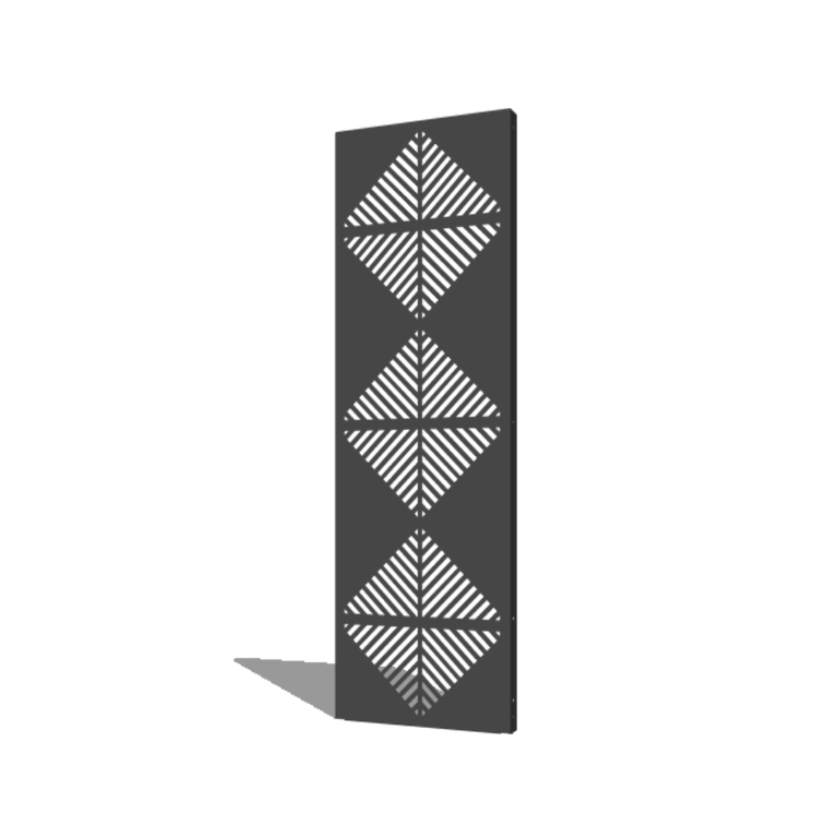Powder coated steel panel lines composition 4 60 x 6 x 190 cm