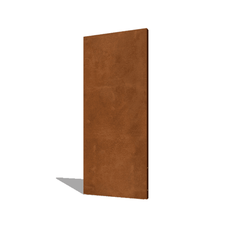 Corten steel panel base 80 x 6 x 190 cm