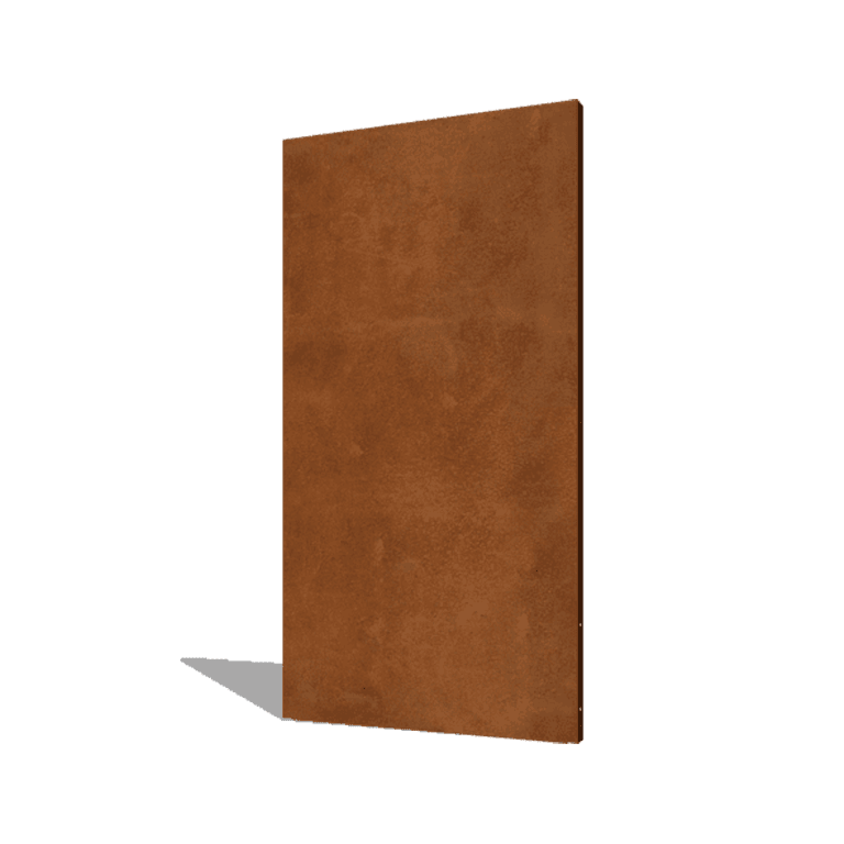 Corten steel panel base 100 x 6 x 190 cm