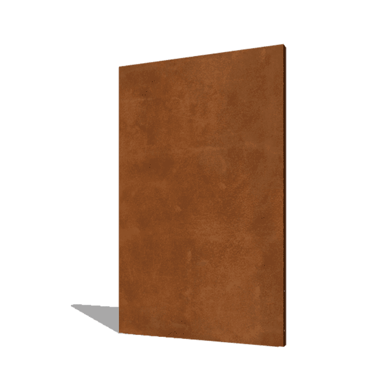 Corten steel panel base 120 x 6 x 190 cm