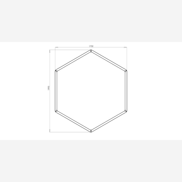 Powder coated steel planter Denver 100