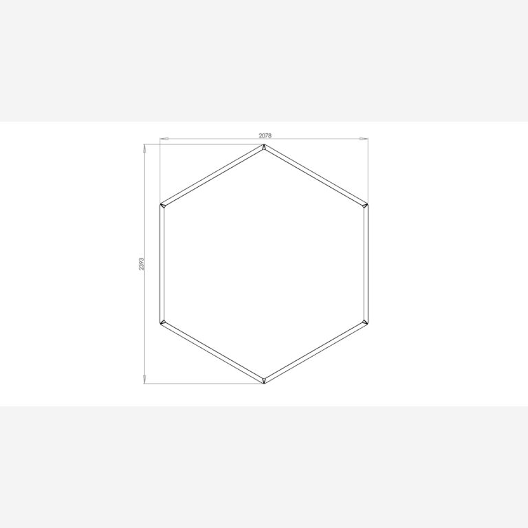 Powder coated steel planter Denver 120
