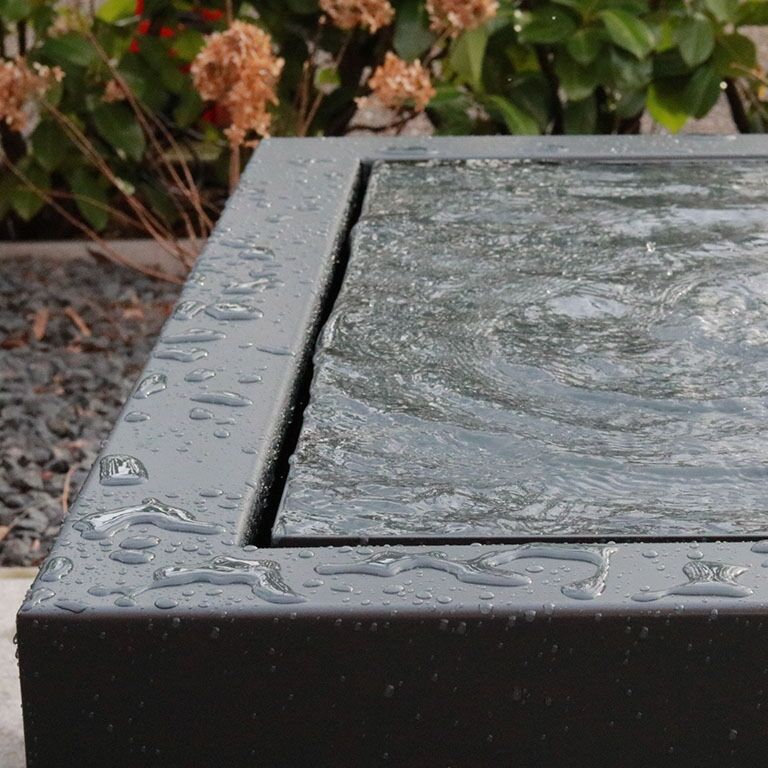 Aluminium water table 100 x 100 x 40 cm