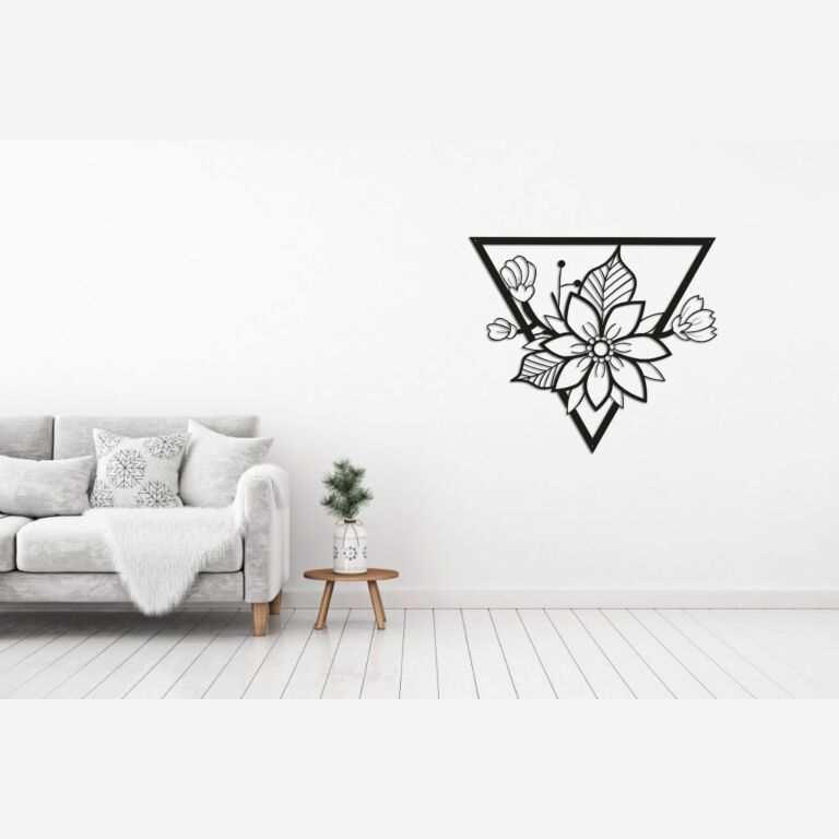 Metal wall decor Flower 1.0