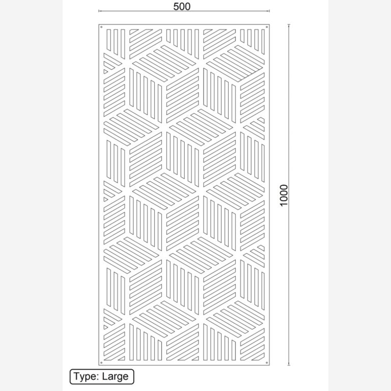 Metal wall decor Geometric shapes 1.0 *OP=OP