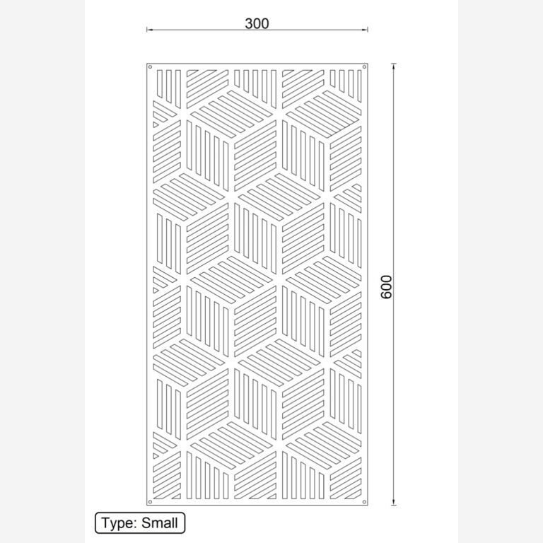 Metal wall decor Geometric shapes 1.0 *OP=OP