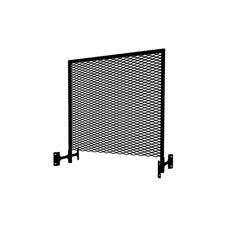 Black trellis for planter 120 x 50 cm
