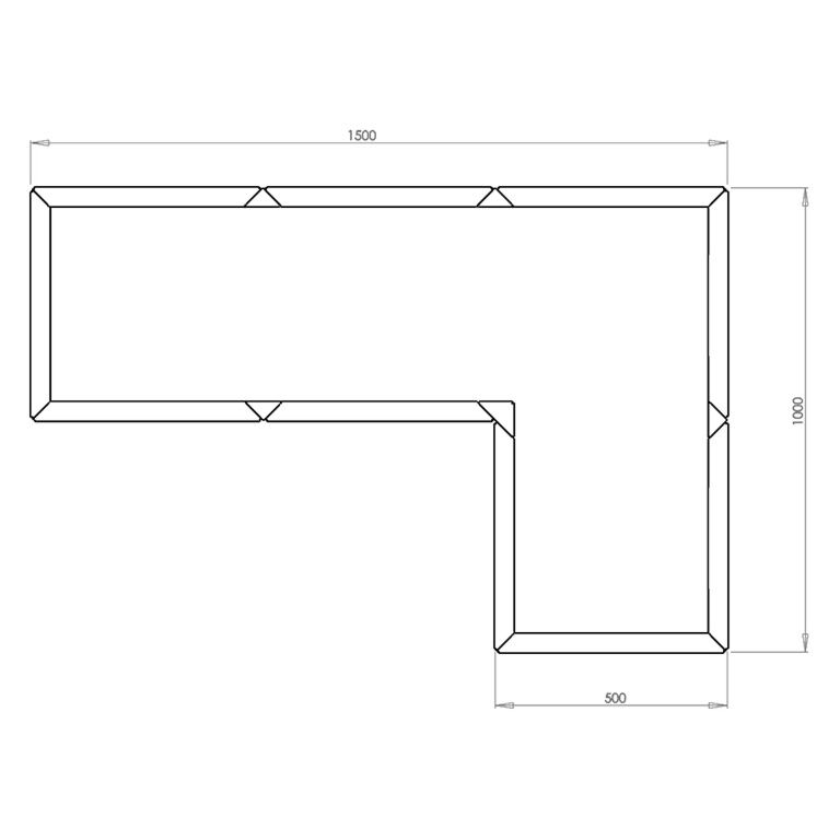 Corten steel planter Kansas 50