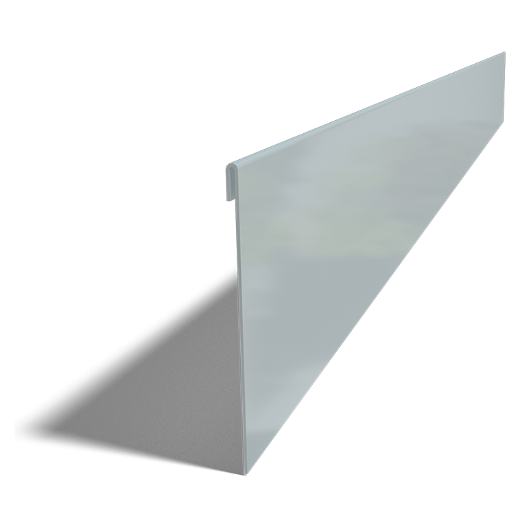 Galvanised steel border edge flattened 13 cm (length 240 cm)
