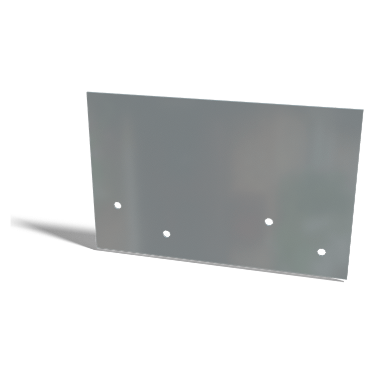 Galvanised steel coupling plate straight layer 12 - 15 cm