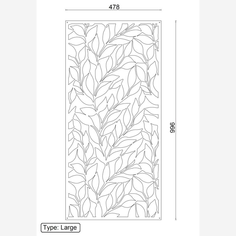 Metal wall decor Leaves