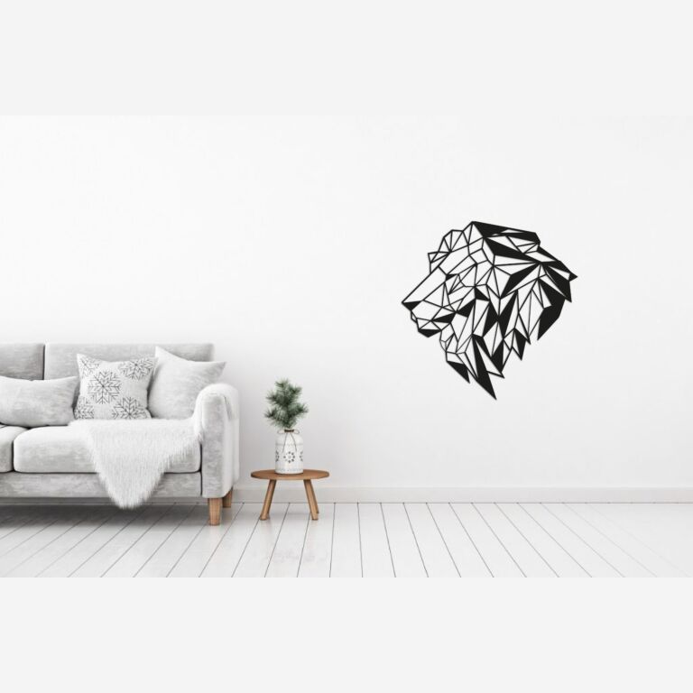 Metal wall decor Lion 2.0