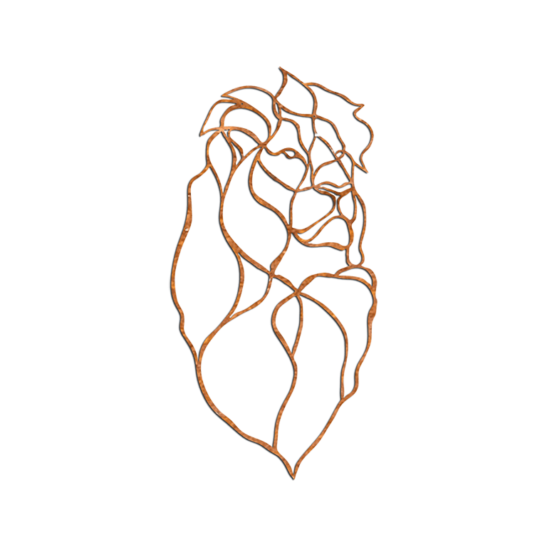 Corten steel wall decor The Lion King *OP=OP