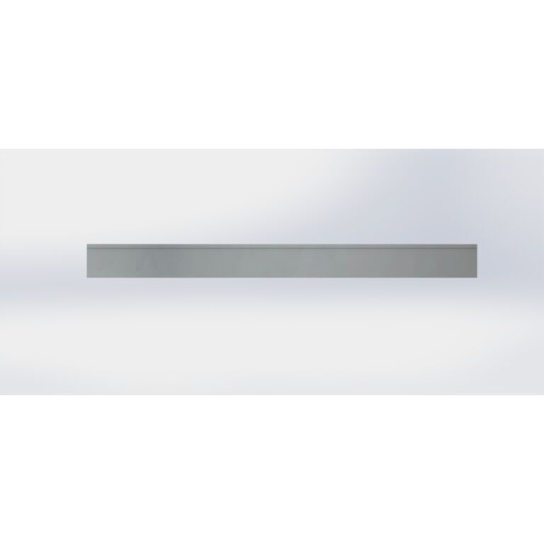 Galvanised steel border edge flattened 13 cm (length 150 cm)
