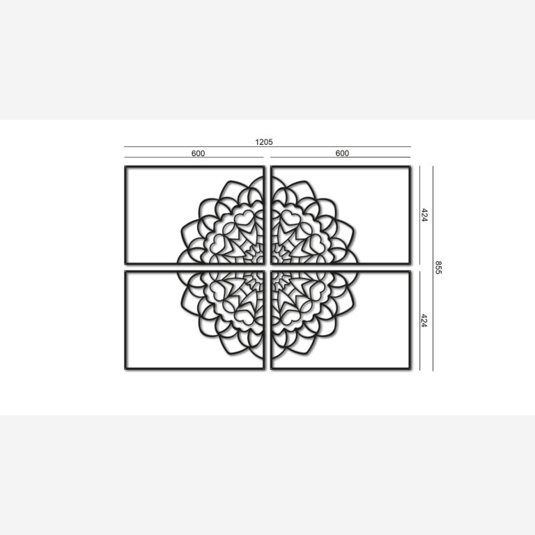 Metal Wall Decoration Mandala *OP=OP