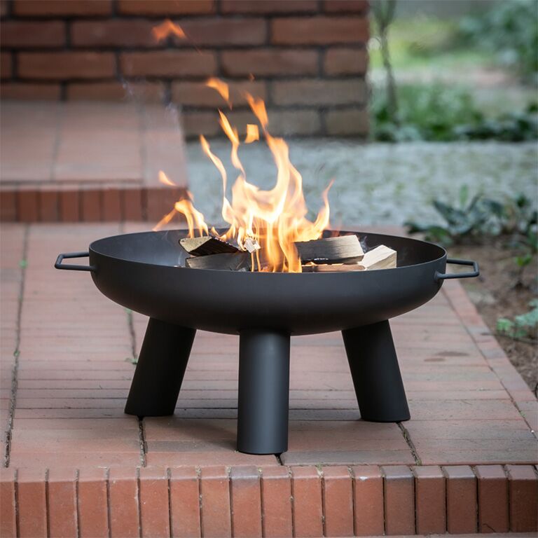 Steel bowl fire pits Louisiana black 88 x 78 x 31 cm