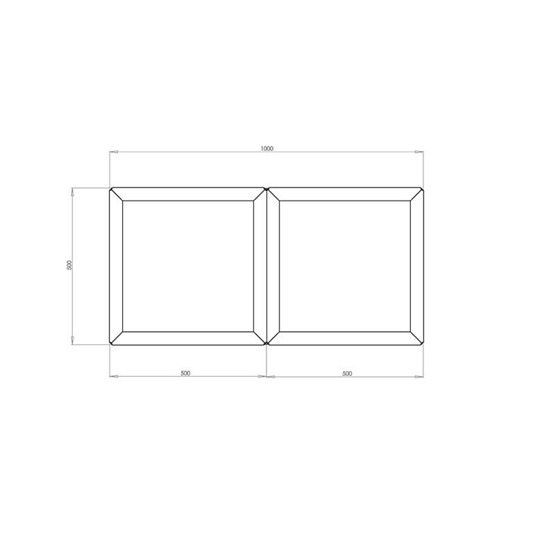 Corten steel planter Miami special II 50
