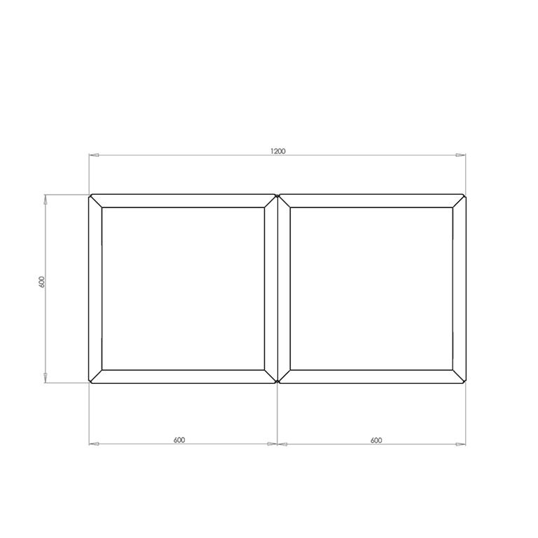 Corten steel planter Miami special II 60