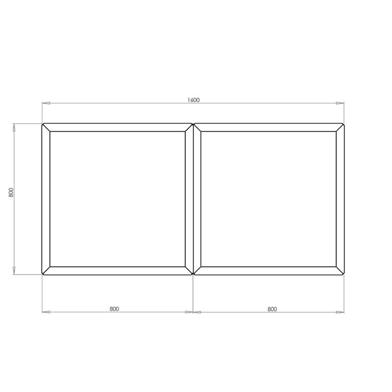 Corten steel planter Miami special II 80