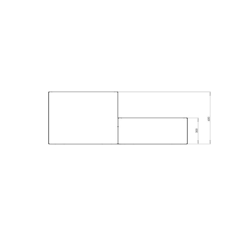 Corten steel planter Miami special II 40