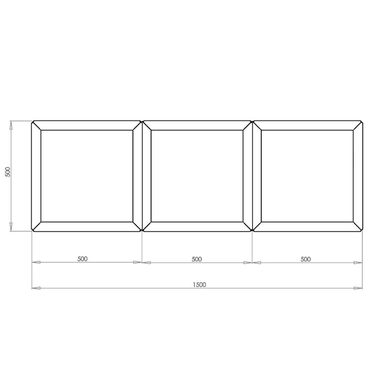 Corten steel planter Miami special III 50