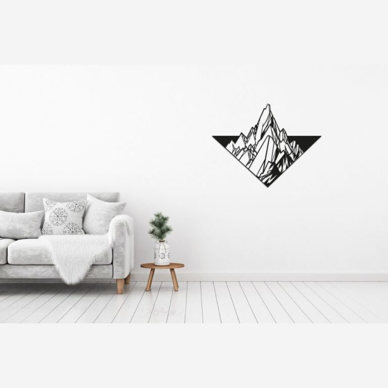 Metal wall decor Mountain