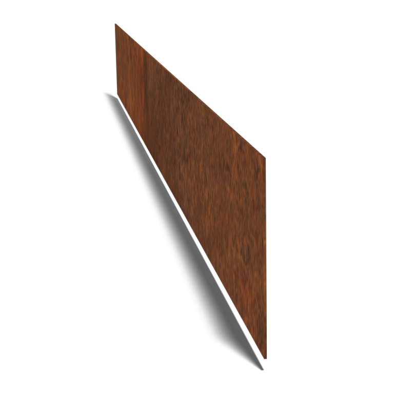 Corten steel border edge straight 15 cm (length 150 cm)