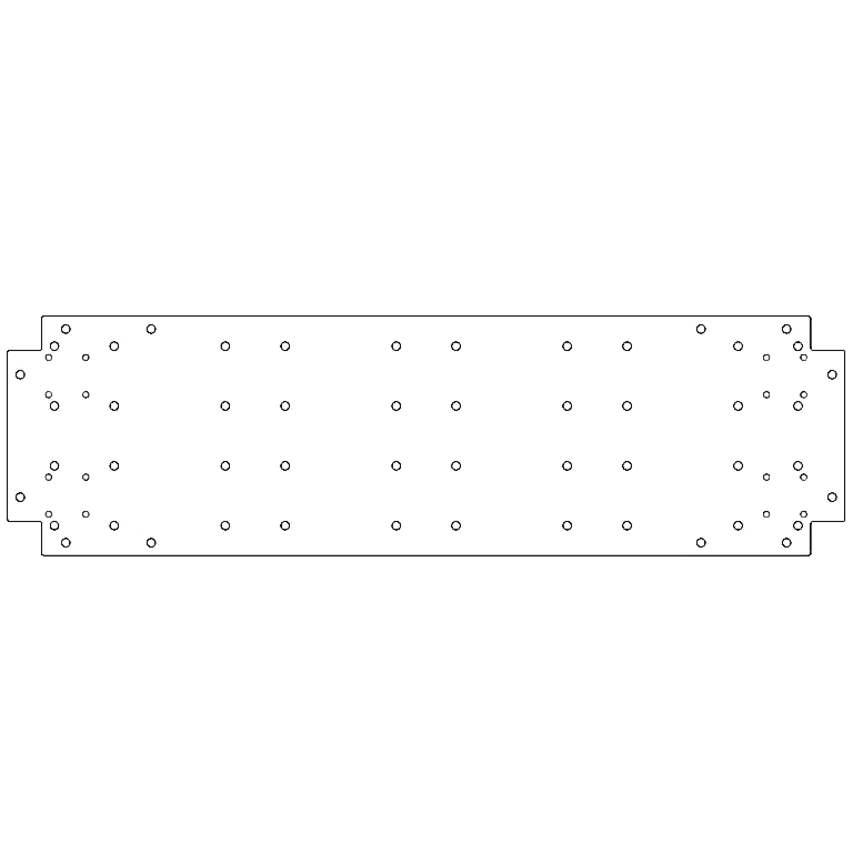 Galvanised steel baseplate 30 x 100 cm