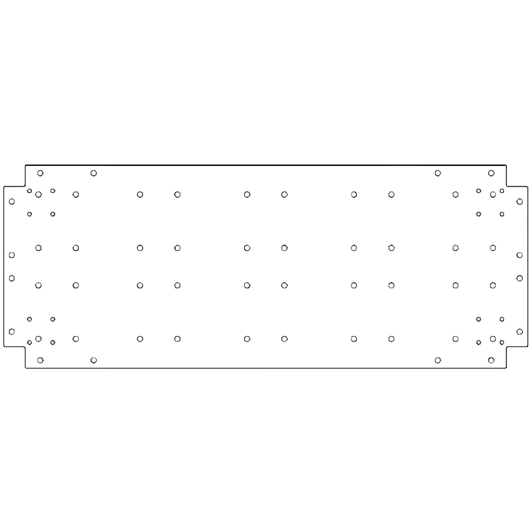 Galvanised steel baseplate 40 x 100 cm