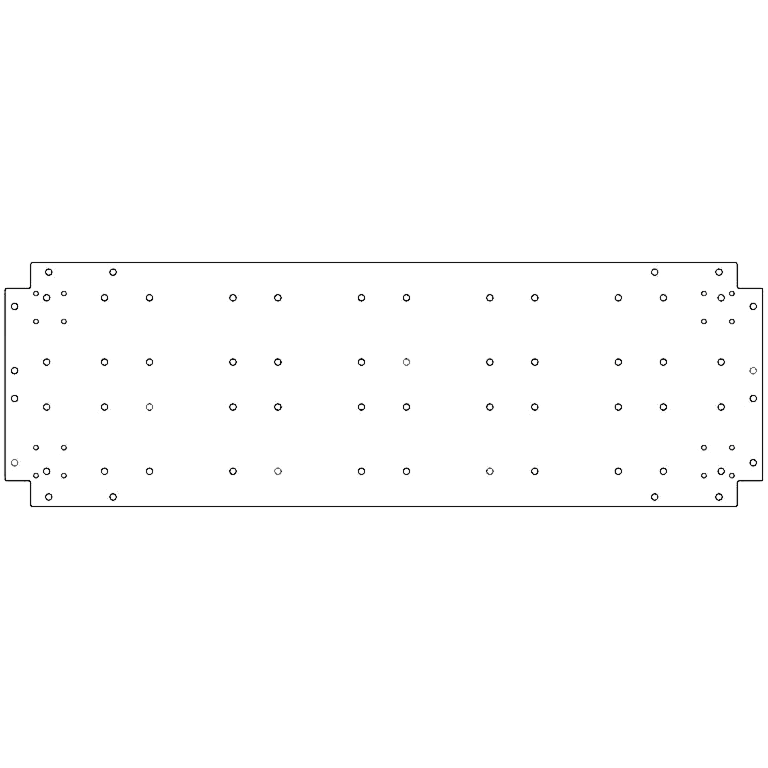 Galvanised steel baseplate 40 x 120 cm