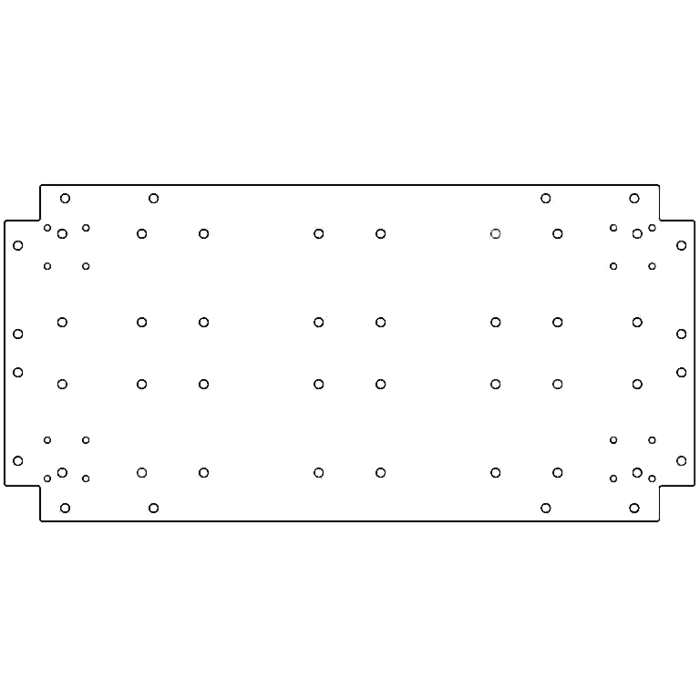 Galvanised steel baseplate 40 x 80 cm