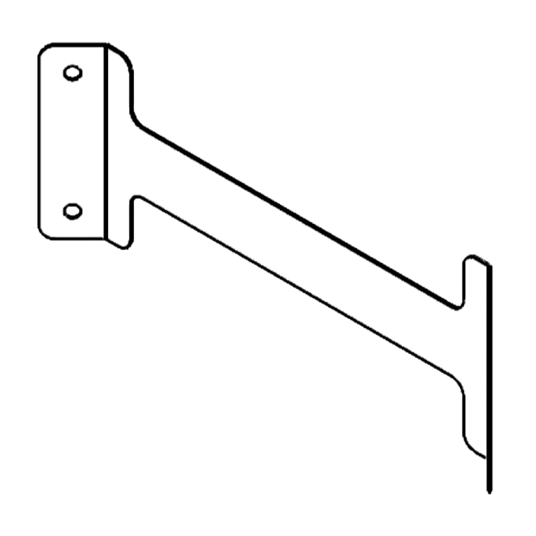 Galvanised steel bracing strap 40 cm