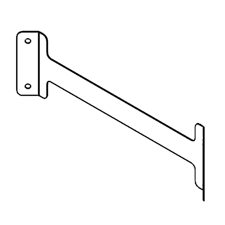 Galvanised steel bracing strap 50 cm