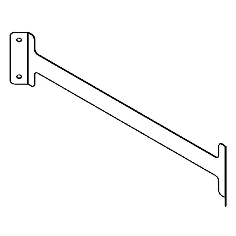 Galvanised steel bracing strap 70 cm