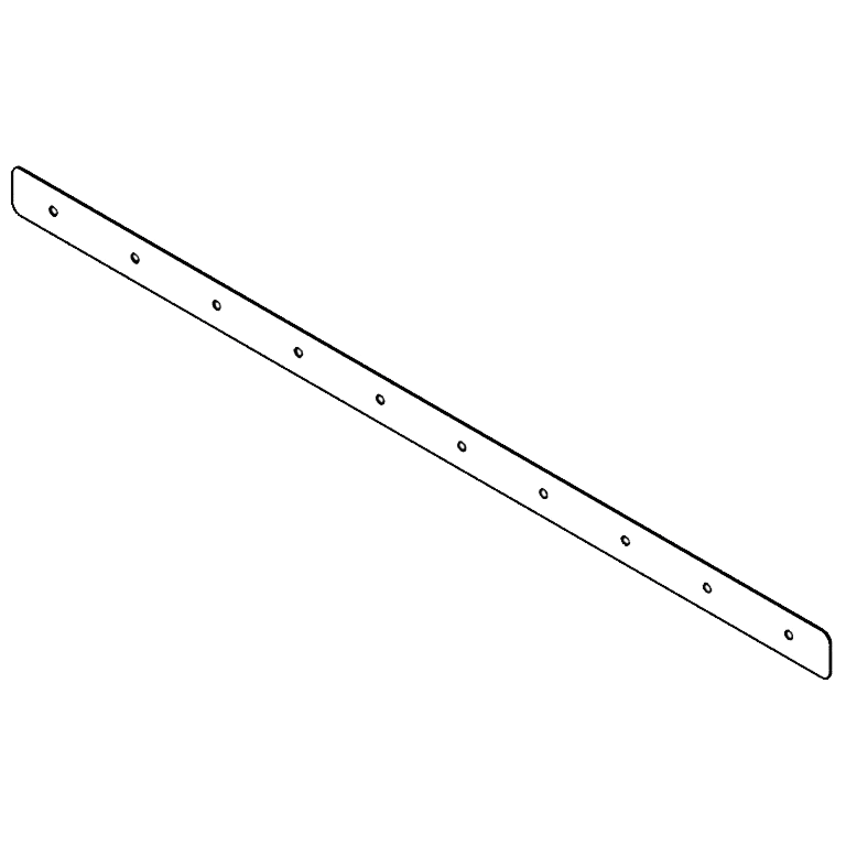 Galvanised steel bracing strap Miami XXL straight