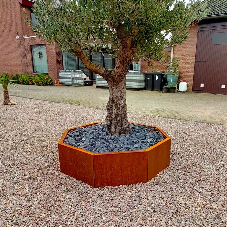 Corten steel planter Chicago 60