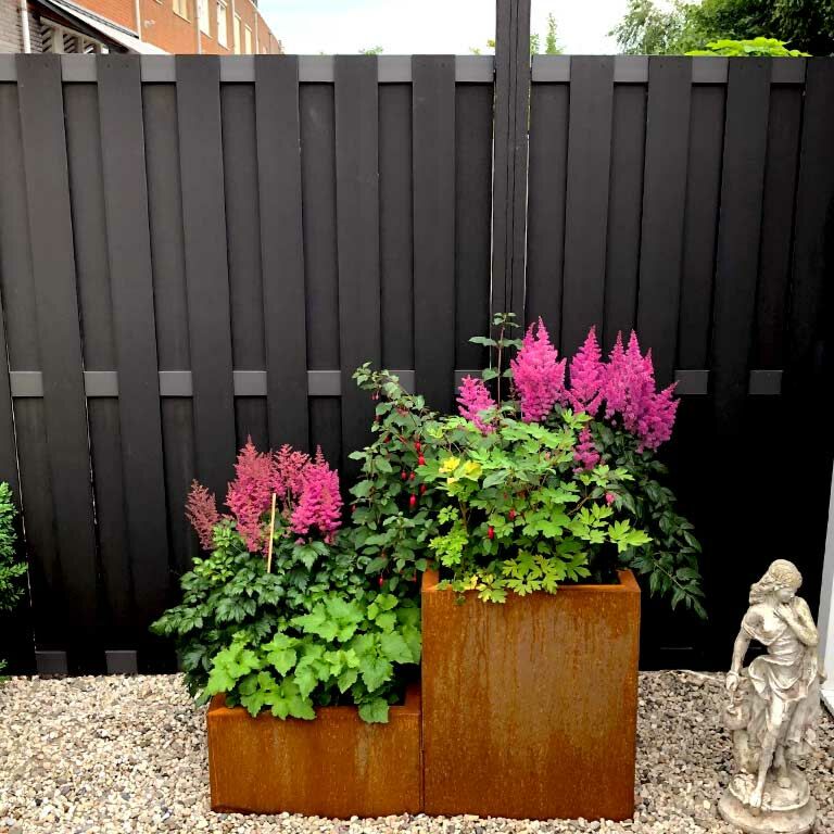 Corten steel planter Miami special II 60