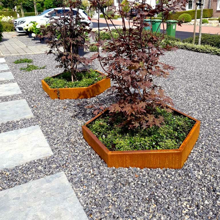 Corten steel planter Denver 120